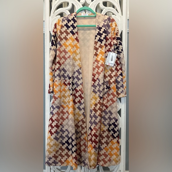 NWT Small Lularoe Sarah Cardigan Retro! Unicorn - Picture 1 of 5
